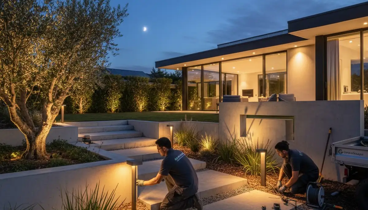 Landscape lighting for Bradenton, FL homes to enhance security and curb appeal at night