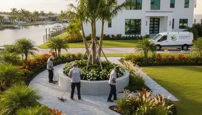 Landscaping services in Bradenton, FL for lawn care, garden maintenance, and yard cleanup