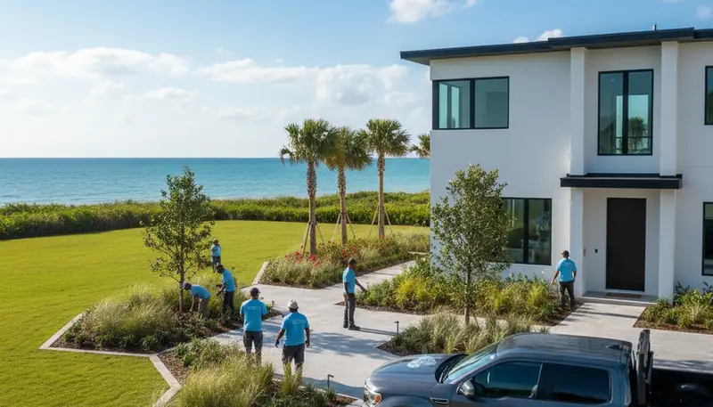 Bradenton, FL landscaping service for residential lawn care and landscape maintenance