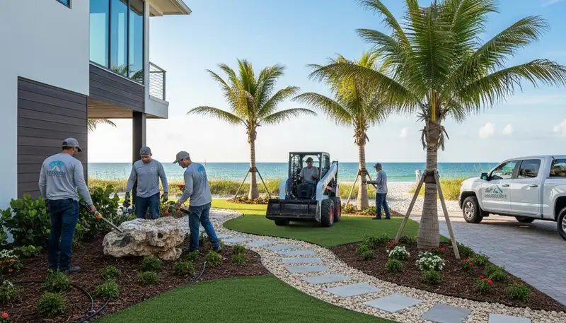 Bradenton, FL landscaping service for lawn care and landscape maintenance