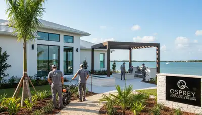 Bradenton, FL landscaping service enhancing residential outdoor spaces with professional lawn care