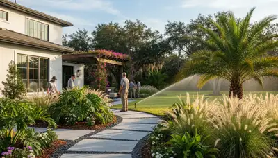 Bradenton, FL landscaping service for lawn care, mulch installation, and yard maintenance